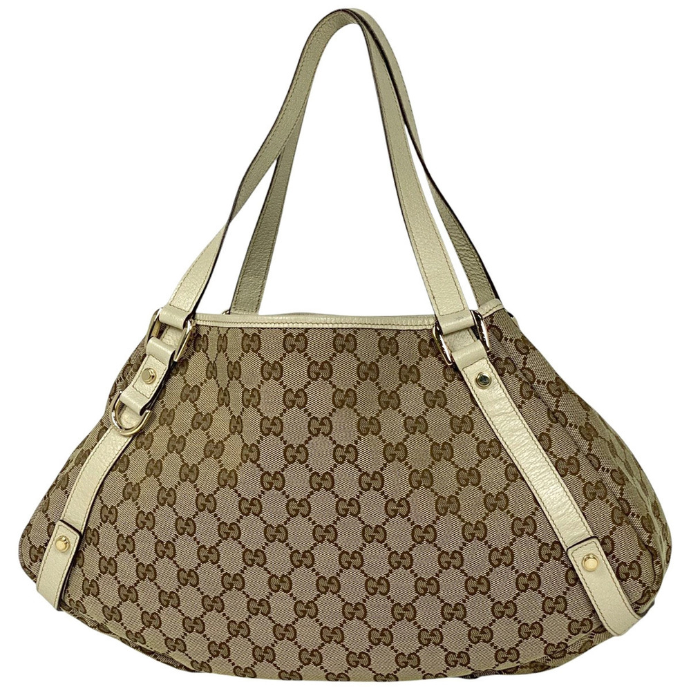 Gucci GG tote bag shoulder Abbey canvas beige